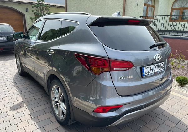 Hyundai Santa Fe cena 86900 przebieg: 155000, rok produkcji 2016 z Barcin małe 79
